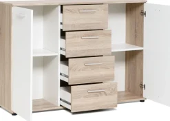 Zestawy Mebli Do Przedpokoju|Komody>Meblohand Nowoczesna komoda pod telewizor 120 cm JOVITA dąb sonoma