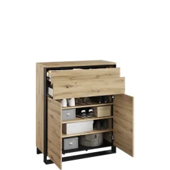 Zestawy Mebli Do Salonu|Komody>lenart. Nowoczesna komoda z szufladami 90 cm QUANT półki