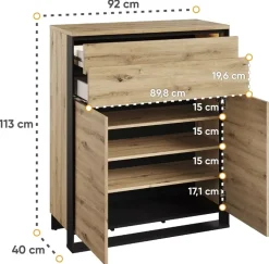 Zestawy Mebli Do Salonu|Komody></noscript>lenart. Nowoczesna komoda z szufladami 90 cm QUANT półki