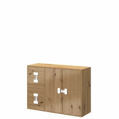 Zestawy Mebli Młodzieżowych|Komody></noscript>DOMEL Nowoczesna komoda z szufladami Dąb Artisan INDEX