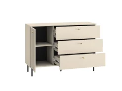 Zestawy Mebli Do Salonu|Komody>ML Meble Nowoczesna komoda z szufladami do salonu 120 cm SOPHIE CASHMERE