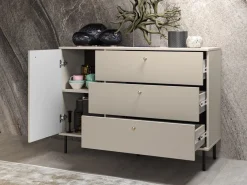 Zestawy Mebli Do Salonu|Komody></noscript>ML Meble Nowoczesna komoda z szufladami do salonu 120 cm SOPHIE CASHMERE
