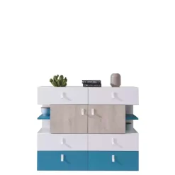 Zestawy Mebli Młodzieżowych|Komody>MEBLAR Nowoczesna komoda z szufladami PRESSCOT