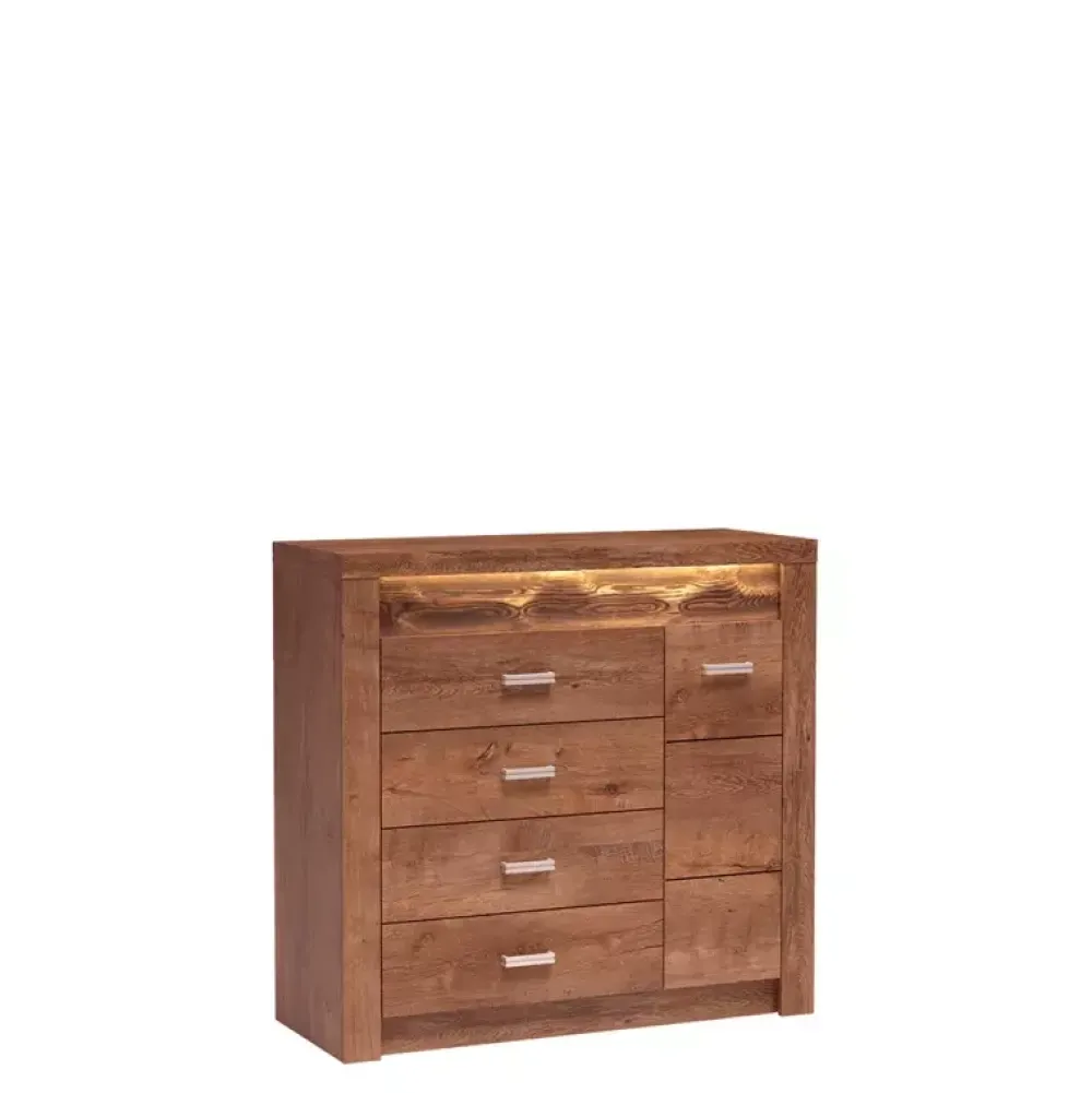 Zestawy Mebli Do Sypialni|Komody>JARSTOL Nowoczesna komoda z szufladami INELI