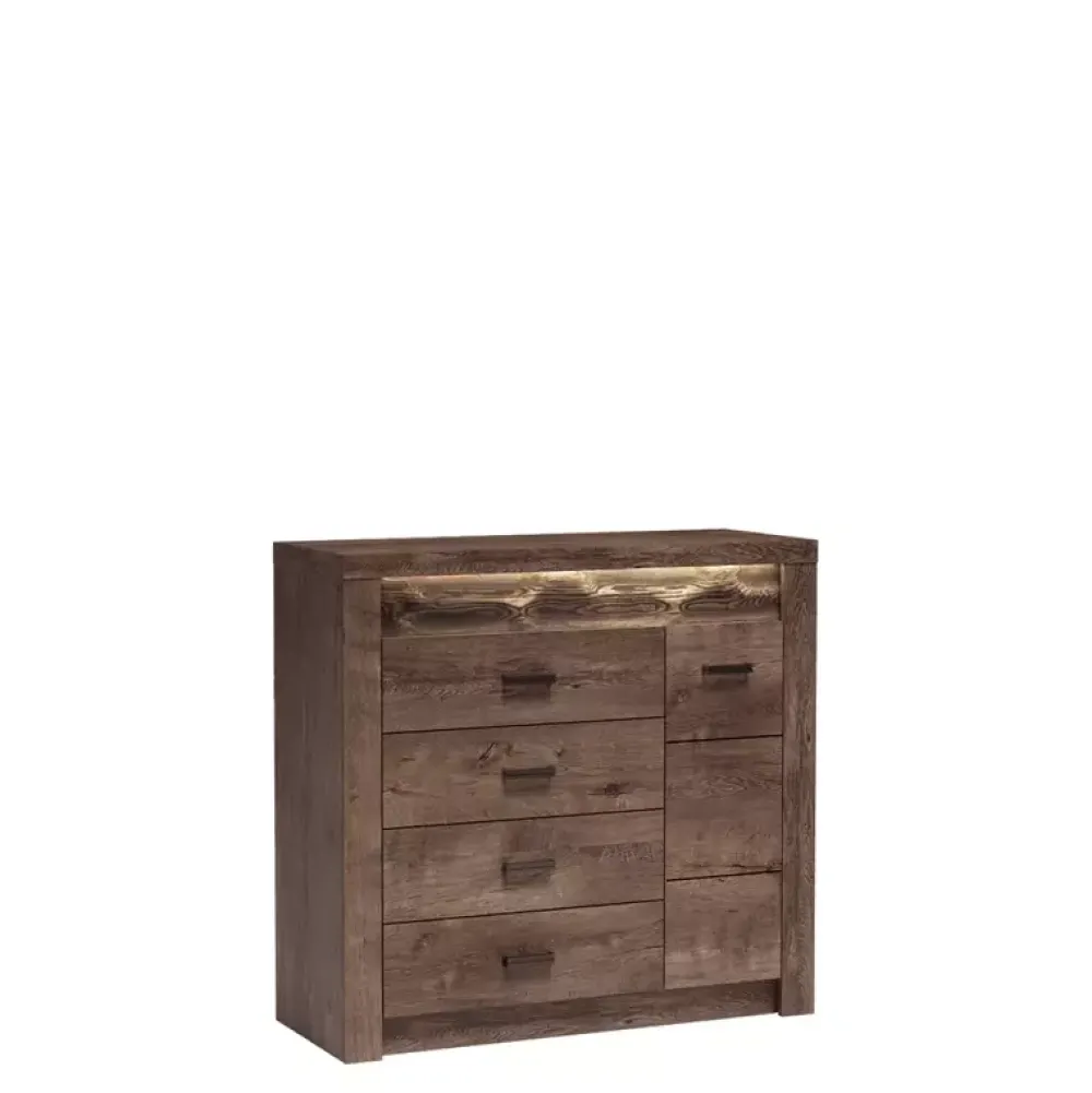 Zestawy Mebli Do Sypialni|Komody>JARSTOL Nowoczesna komoda z szufladami INELI