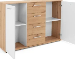 Zestawy Mebli Do Przedpokoju|Komody>Meblohand Nowoczesna komoda z szufladami 120 cm JOVITA dąb artisan