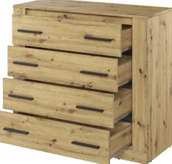 Komody>lenart. Nowoczesna komoda z szufladami 100 cm ARTI dąb artisan