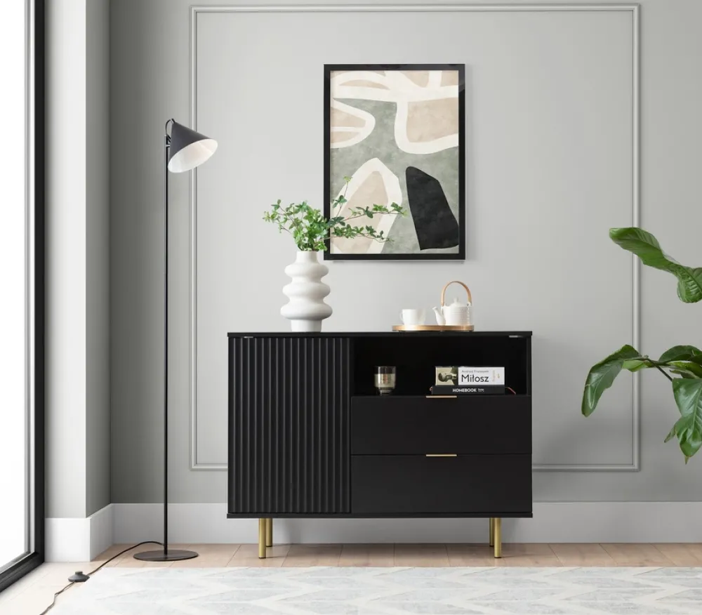 Zestawy Mebli Do Salonu|Komody>GiB Meble Nowoczesna komoda z szufladami do salonu 107 cm NAMASTE