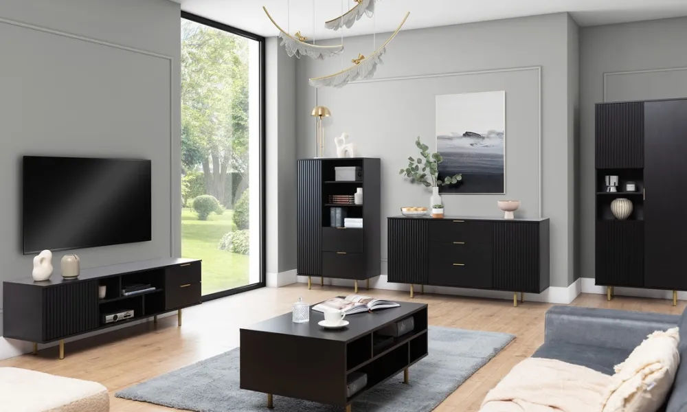 Zestawy Mebli Do Salonu|Komody>GiB Meble Nowoczesna komoda z szufladami do salonu 107 cm NAMASTE