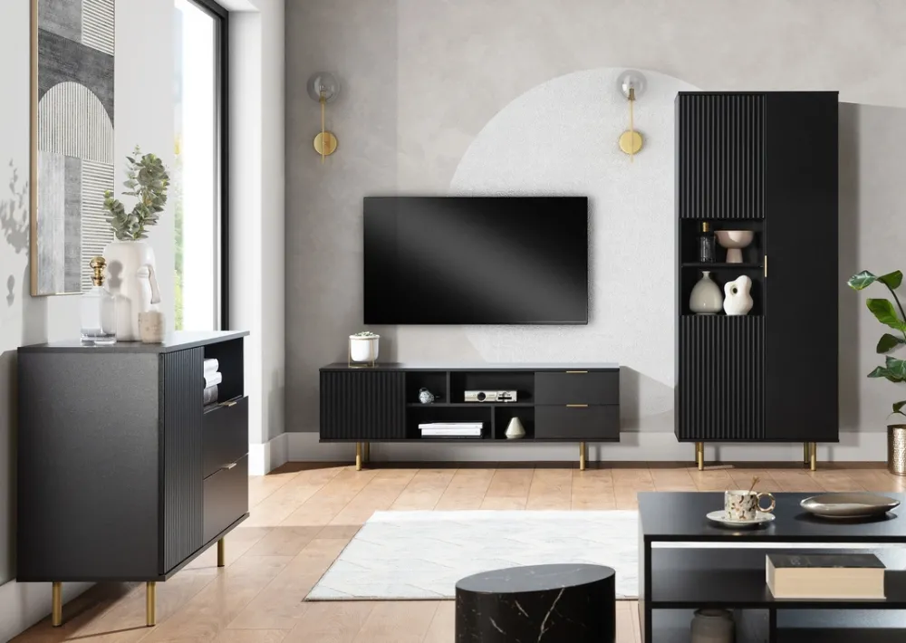 Zestawy Mebli Do Salonu|Komody>GiB Meble Nowoczesna komoda z szufladami do salonu 107 cm NAMASTE