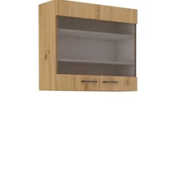 Meble Kuchenne>Lempert Nowoczesna kuchnia dąb artisan czarny MILANO