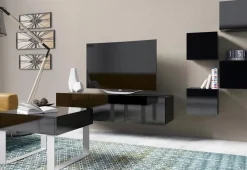 Zestawy Mebli Młodzieżowych|Ławy I Stoliki></noscript>GiB Meble Nowoczesna mała ława do salonu stolik kawowy połysk MODERN czarny