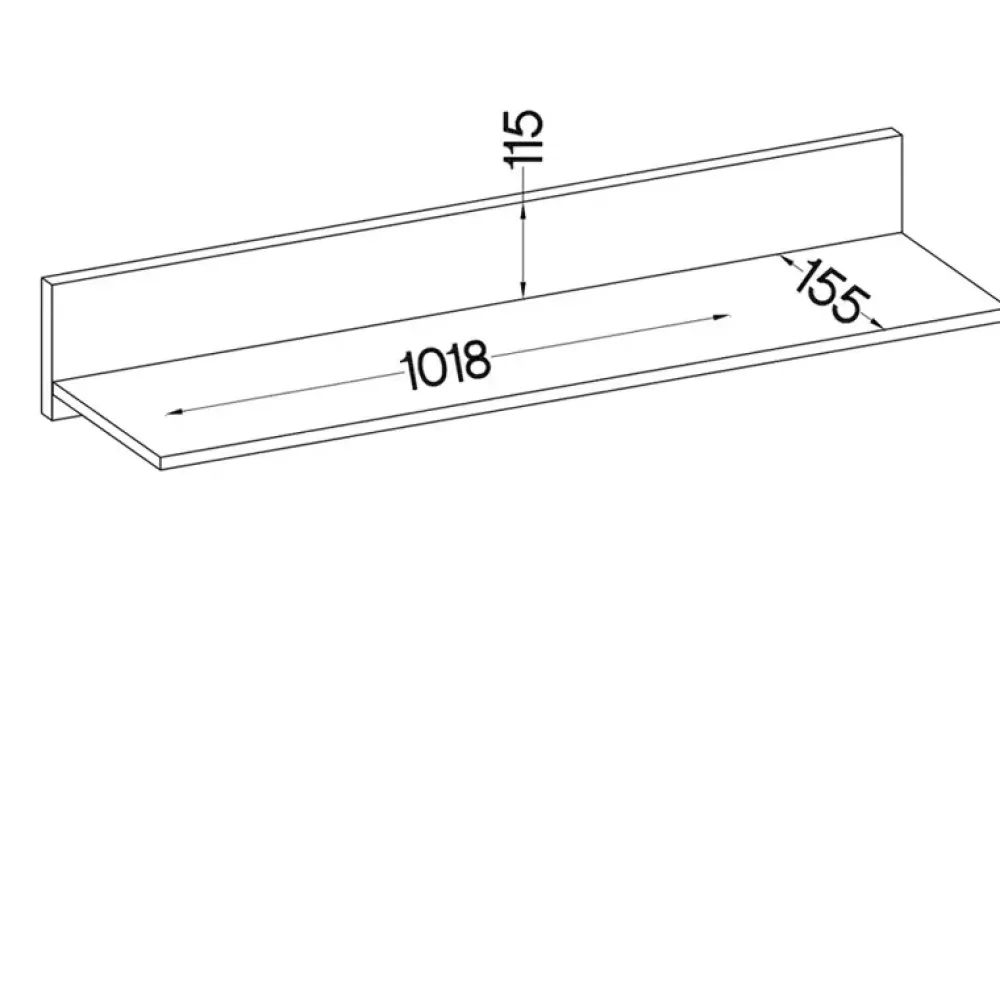 Meblościanki>Lempert Nowoczesna meblościanka do salonu KUBA dąb artisan
