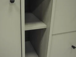 Meblościanki|Zestawy Mebli Do Salonu></noscript>Lempert Nowoczesna meblościanka do salonu z szafką RTV TOKEN eukaliptus