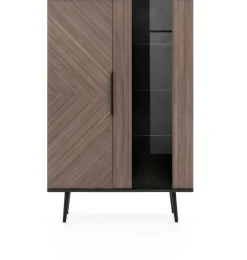 Meblościanki>GiB Meble Nowoczesna meblościanka do salonu ze stolikiem PULSE jodełka