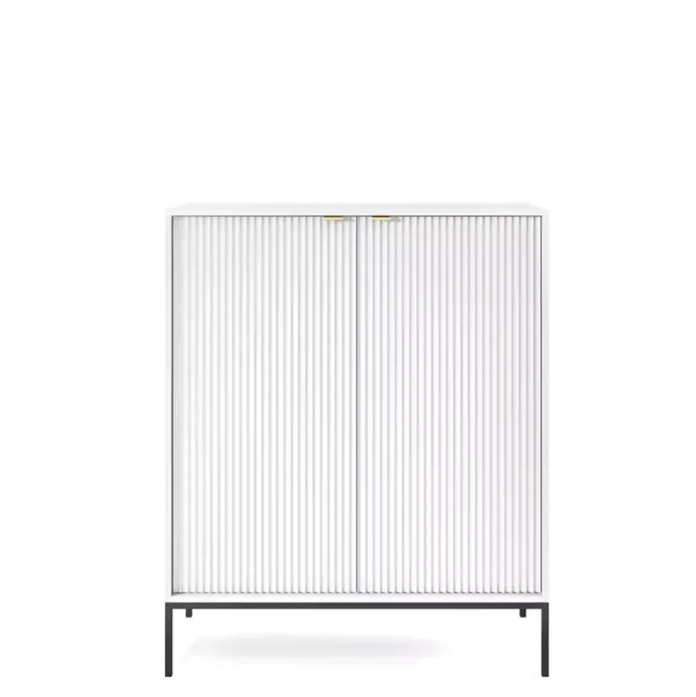 Meblościanki>PIASKI Nowoczesna meblościanka do salonu AVANTI biały