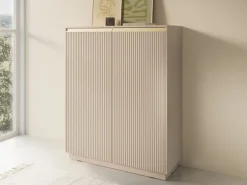 Zestawy Mebli Do Salonu|Meblościanki></noscript>PIASKI Nowoczesna meblościanka do salonu z szafką RTV RAVO beż piaskowy