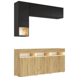 Zestawy Mebli Do Salonu|Meblościanki>BROMARKT Nowoczesna meblościanka PREMIUM