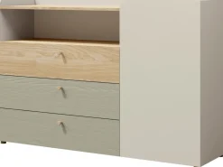 Meble Młodzieżowe|Zestawy Mebli Młodzieżowych>JUREK Nowoczesna młodzieżowa komoda z szufladami 140 cm YOKO