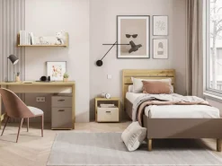 Zestawy Mebli Młodzieżowych|Półki>lenart. Nowoczesna młodzieżowa półka ścienna LENNY 90 cm