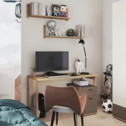 Zestawy Mebli Młodzieżowych|Półki></noscript>lenart. Nowoczesna młodzieżowa półka ścienna LENNY 90 cm