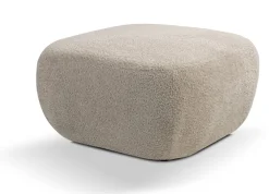Meble Dla Dzieci|Pufy></noscript>LASKI Nowoczesna okrągła pufa do siedzenia OMERO tkanina baranek