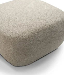 Meble Dla Dzieci|Pufy></noscript>LASKI Nowoczesna okrągła pufa do siedzenia OMERO tkanina baranek