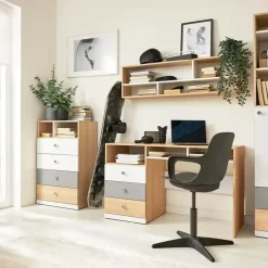 Zestawy Mebli Młodzieżowych|Półki></noscript>MEBLAR Nowoczesna półka wisząca 120 cm PATHE