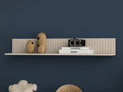 Zestawy Mebli Do Salonu|Półki></noscript>ML Meble Nowoczesna półka wisząca 120 cm do salonu SOPHIE cashmere