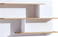 Zestawy Mebli Dziecięcych|Półki>DOLMAR Nowoczesna półka wisząca do pokoju dziecięcego 110 cm LUMINOUS biały