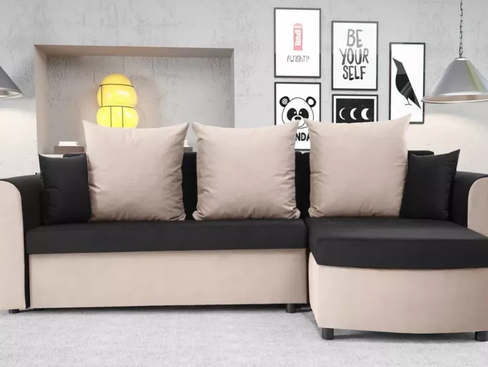 Narożniki>NEXT COLLECTION Nowoczesna rogówka do salonu ANEGLLO