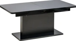 Ławy I Stoliki>DOLMAR Nowoczesna rozkładana ława do salonu OASIS połysk czarny