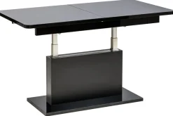 Ławy I Stoliki></noscript>DOLMAR Nowoczesna rozkładana ława do salonu OASIS połysk czarny