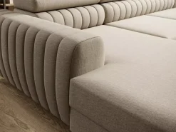 Narożniki></noscript>NEXT COLLECTION Nowoczesna salonowa kanapa rogowa z pojemnikami PAULLETTO