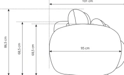 Meble Dla Dzieci|Meble Młodzieżowe></noscript>LASKI Nowoczesna sofa rozkładana z pojemnikiem OMERO beżowa