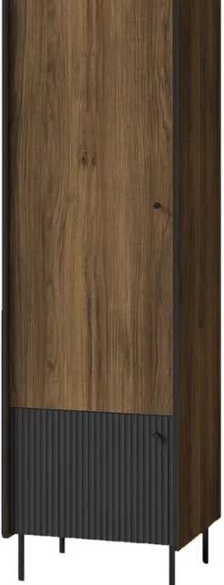 Szafy Trzydrzwiowe|Szafy Otwierane>DOLMAR Nowoczesna szafa do salonu 60 cm PINNACLE