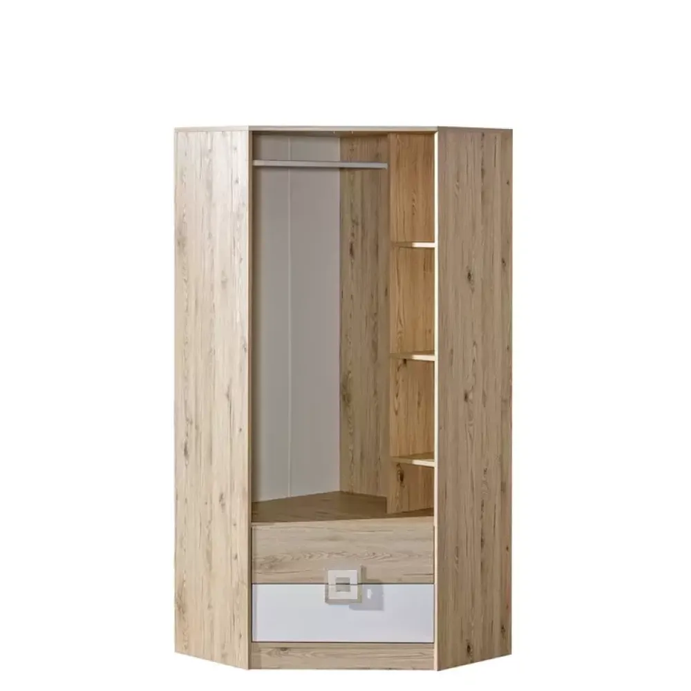 Meble Dla Dzieci|Meble Młodzieżowe>DOMEL Nowoczesna szafa narożna NICO