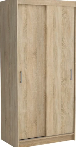 Meble Dla Dzieci|Meble Młodzieżowe>Meblohand Nowoczesna szafa przesuwna 100 cm NASTE dąb sonoma