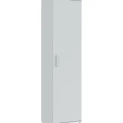 Meble Młodzieżowe|Zestawy Mebli Do Przedpokoju>INTER MEBLE Nowoczesna szafa uchylna do salonu z półkami KONTI biała biały