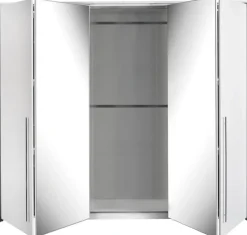 Szafy Otwierane|Szafy Młodzieżowe></noscript>Stolar Nowoczesna szafa z lustrem 210 cm do sypialni BRAND lawa