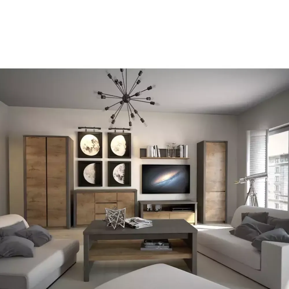 Zestawy Mebli Do Sypialni|Zestawy Mebli Do Salonu>GAŁA MEBLE Nowoczesna szafa z półkami MERIZO