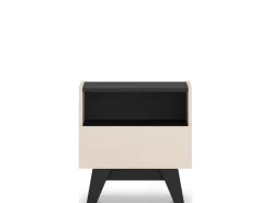 Meble Dla Dzieci|Szafki Nocne></noscript>ML Meble Nowoczesna szafka nocna 50 cm do sypialni FERIO cashmere
