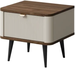 Zestawy Mebli Do Salonu|Szafki Nocne>JUREK Nowoczesna szafka nocna z szufladą do sypialni 50 cm MIREL