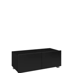 Zestawy Mebli Do Sypialni|Zestawy Mebli Młodzieżowych>GiB Meble Nowoczesna szafka pod telewizor 100 cm połysk MODERN czarny