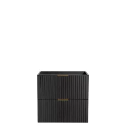 Meble Łazienkowe|Szafki Pod Umywalkę></noscript>COMAD Nowoczesna szafka pod umywalkę 60 cm czarna ADENILO czarny