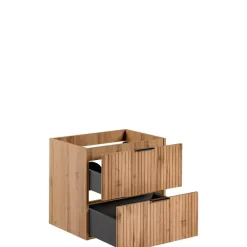 Meble Łazienkowe|Szafki Pod Umywalkę>COMAD Nowoczesna szafka pod umywalkę 60 cm ADENILO dąb wotan
