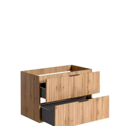 Meble Łazienkowe|Szafki Pod Umywalkę>COMAD Nowoczesna szafka pod umywalkę 80 cm wotan ADENILO dąb wotan