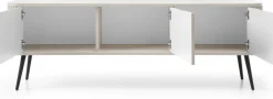 Zestawy Mebli Do Salonu|Szafki Rtv>PIASKI Nowoczesna szafka RTV 168 cm pod telewizor ZENIT kaszmir