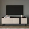 Zestawy Mebli Do Salonu|Szafki Rtv>ML Meble Nowoczesna szafka RTV 160 cm pod telewizor FERIO cashmere