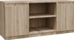 Szafki Rtv>Meblohand Nowoczesna szafka RTV 120 cm do salonu z półkami MONTEGO dąb sonoma